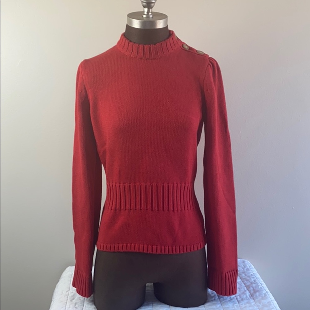 J. Crew Red Sweater